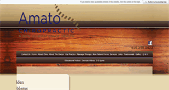 Desktop Screenshot of amatochiropractic.com